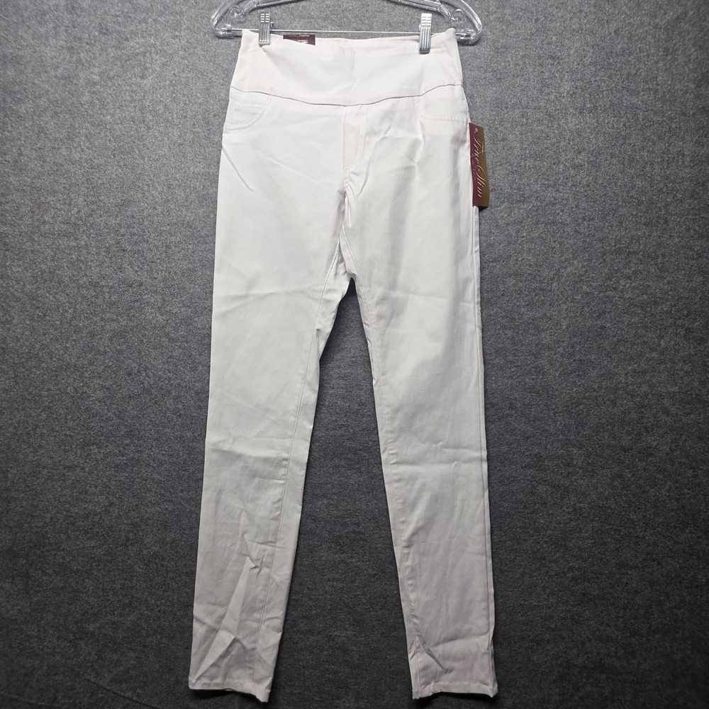 TrueSlim Jeans Women's Size 4 White Mid Rise Stretch Jeggings NWT USA